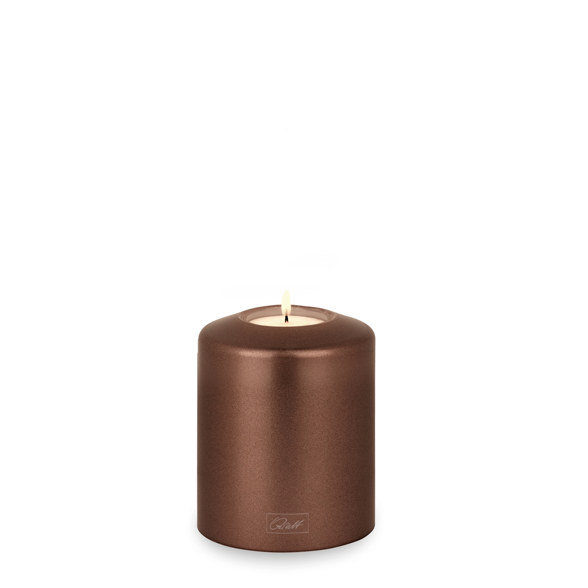 Qult Farluce Classic Metallic - Tealight Candle Holder - Bronze