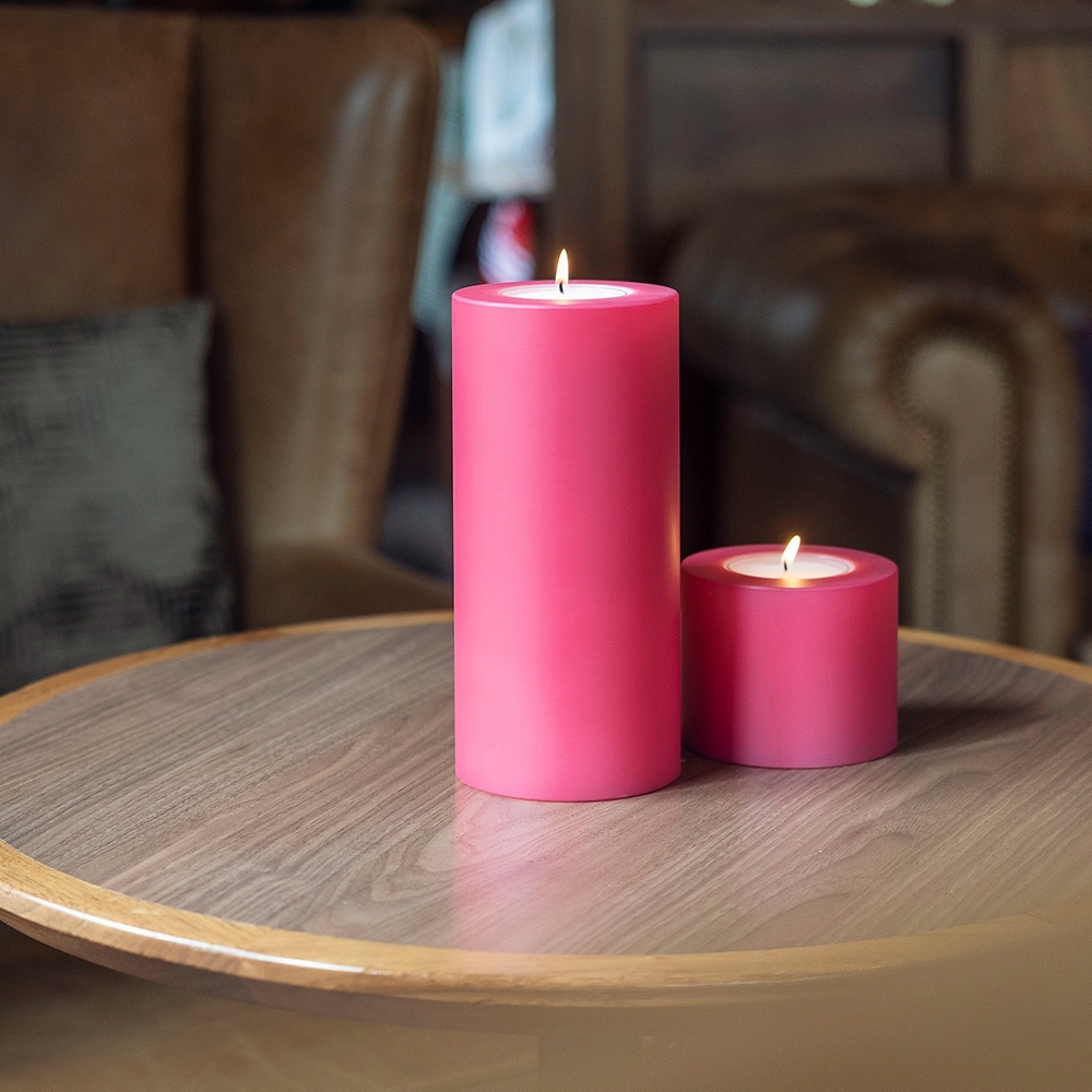 Qult Farluce Trend - Tealight Candle Holder - Magenta Red