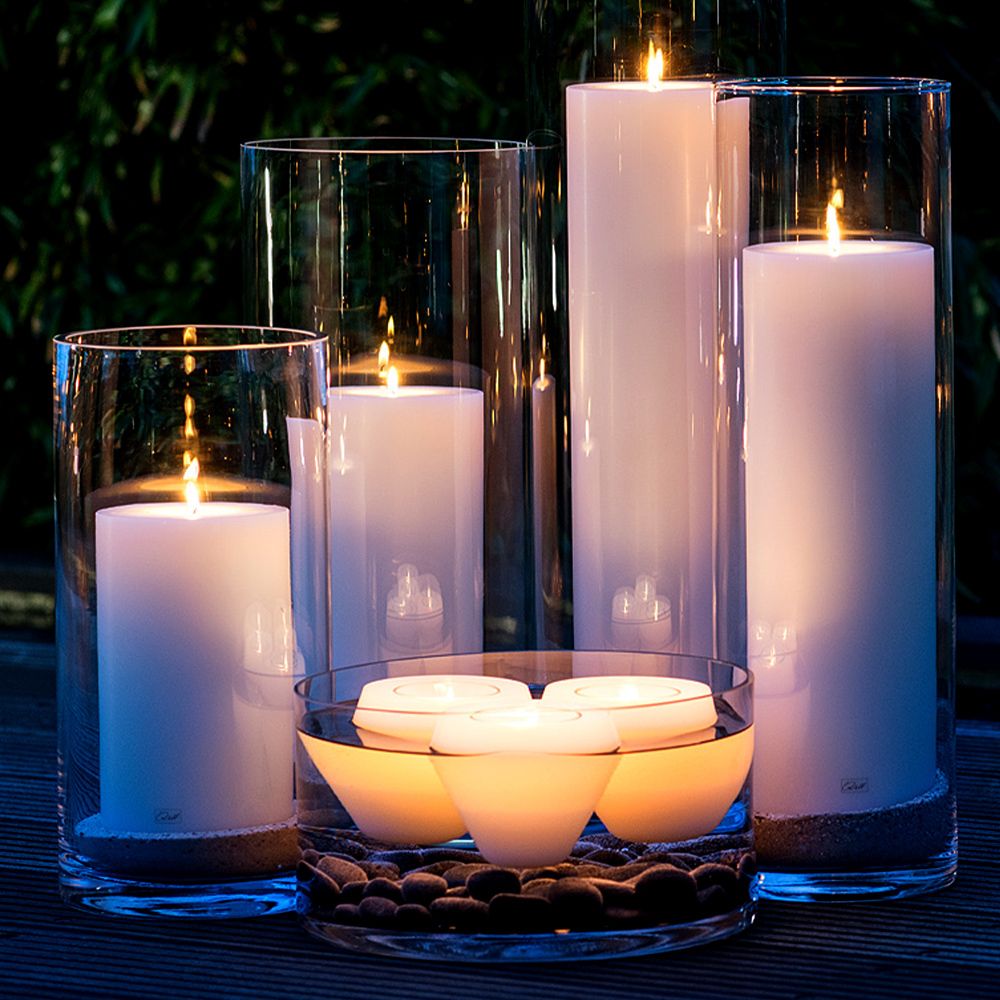 Qult Farluce SWIM - Tealight Candle Holder - ∅ 10 x H 8 cm