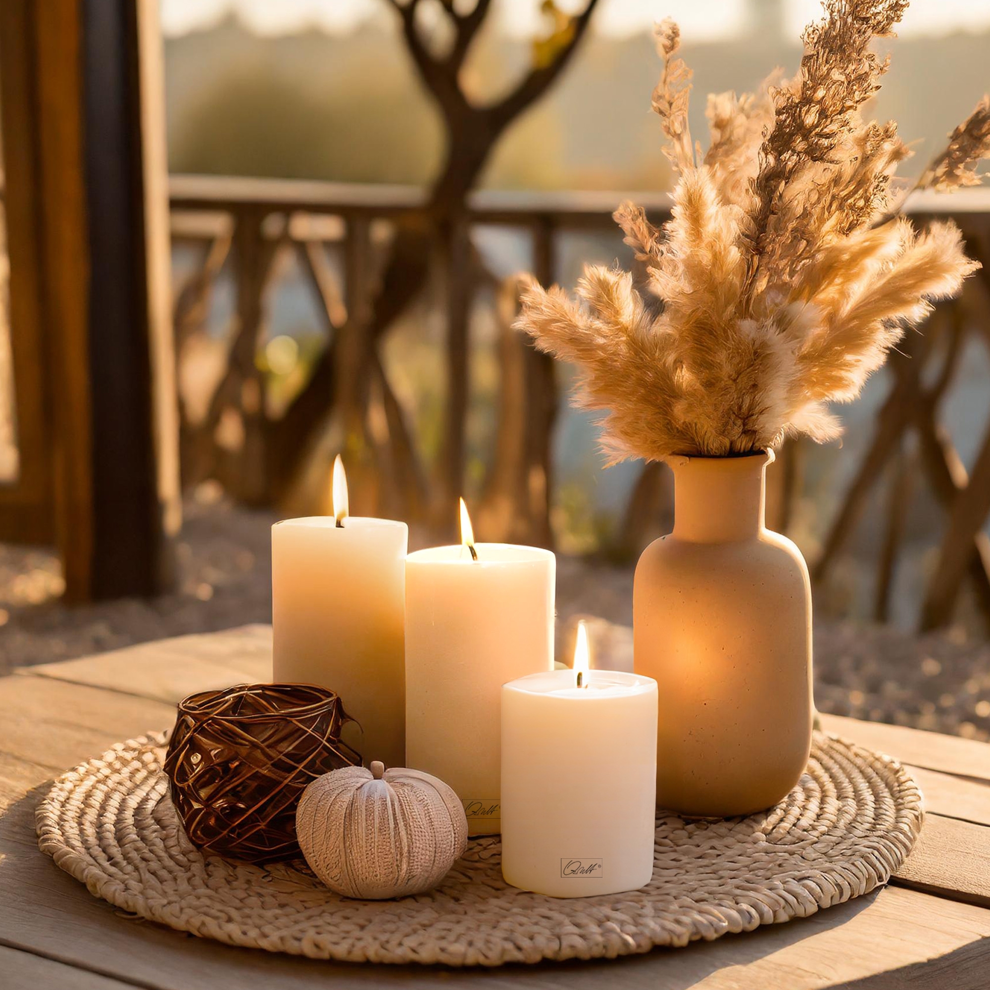 Qult Farluce Trend - Tealight Candle Holder - vanilla