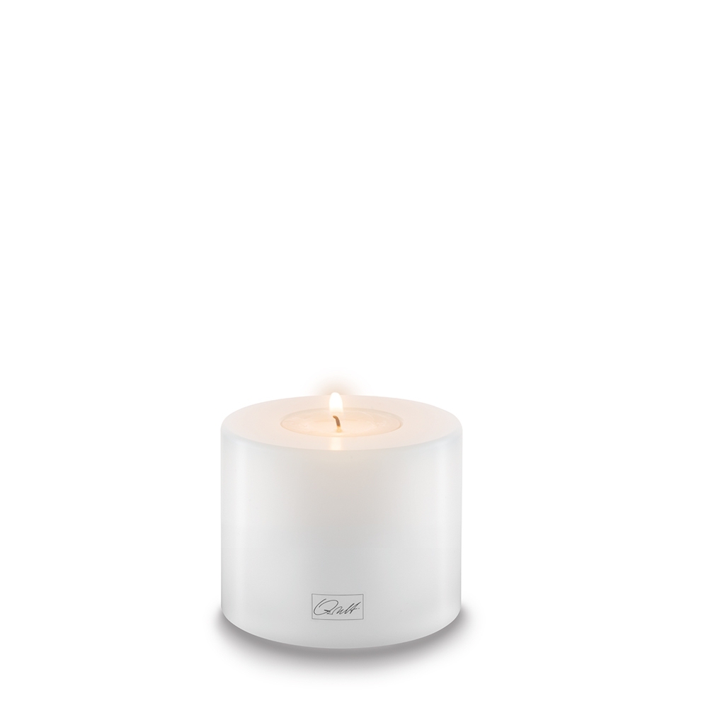 Qult Farluce Trend - Tealight Candle Holder white Ø 8 cm