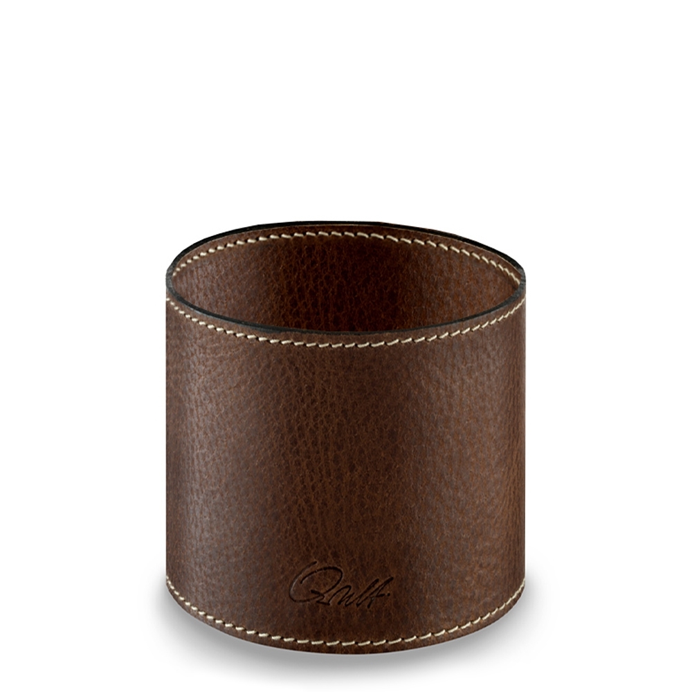 Qult Farluce Candle - Leather Cuff - Buffalo leather - cognac - large