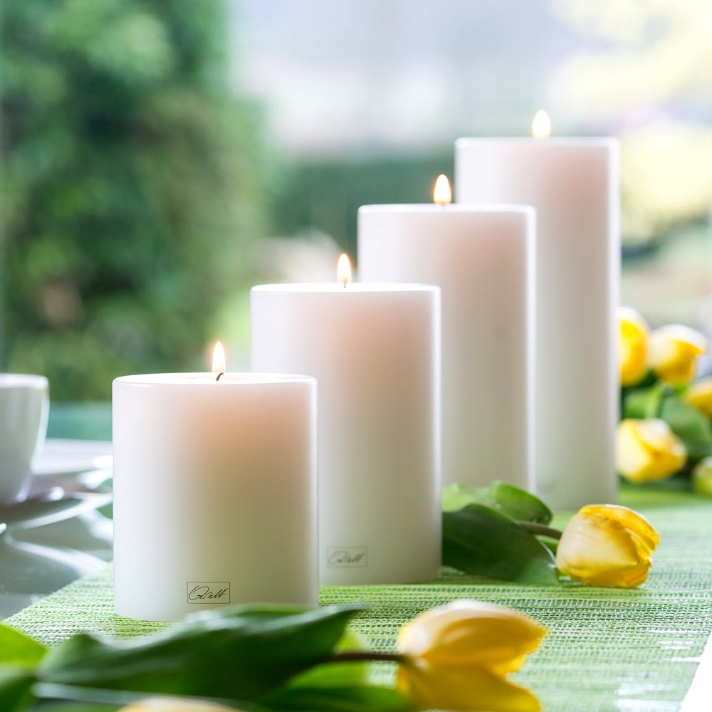 Qult Farluce Trend - Tealight Candle Holder white Ø 8 cm - Set of 4