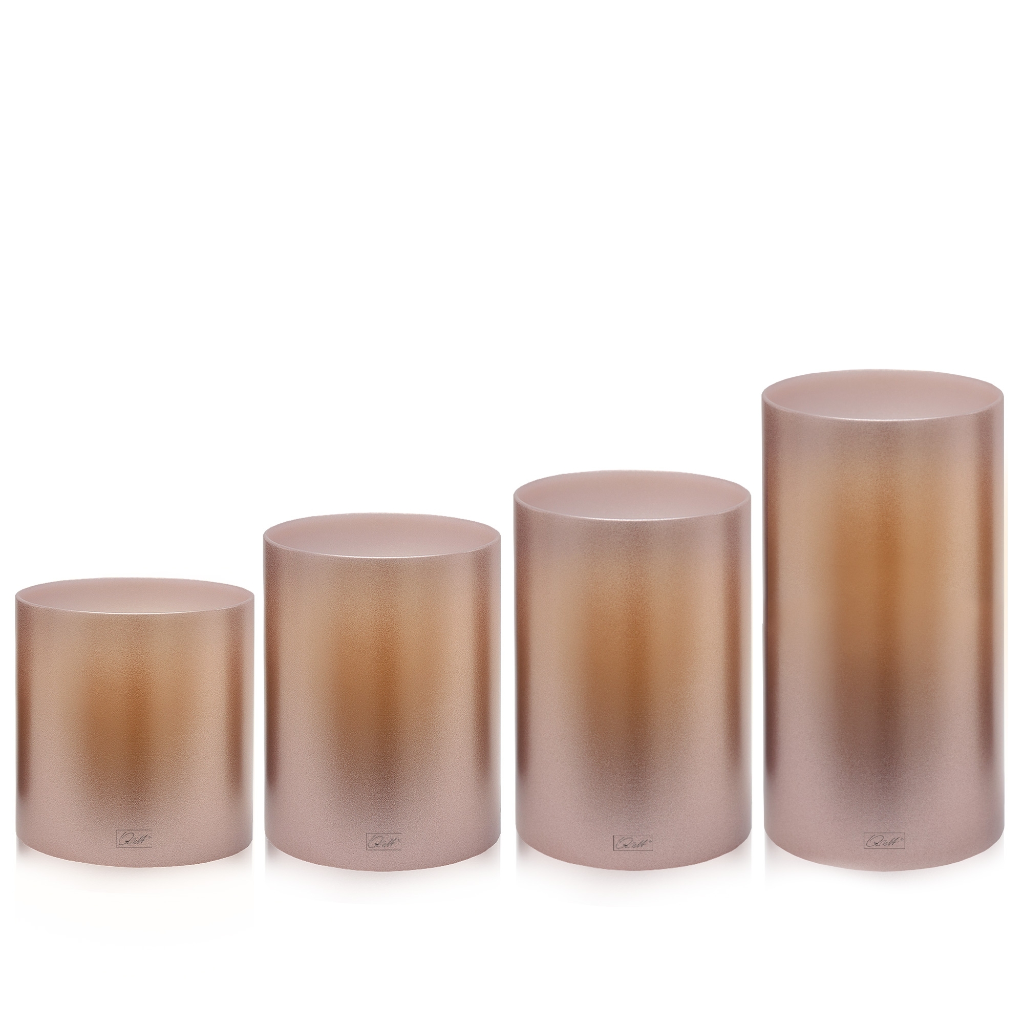 Qult Farluce Inside - Tealight Candle Holder Ø 8 cm - Rose Gold